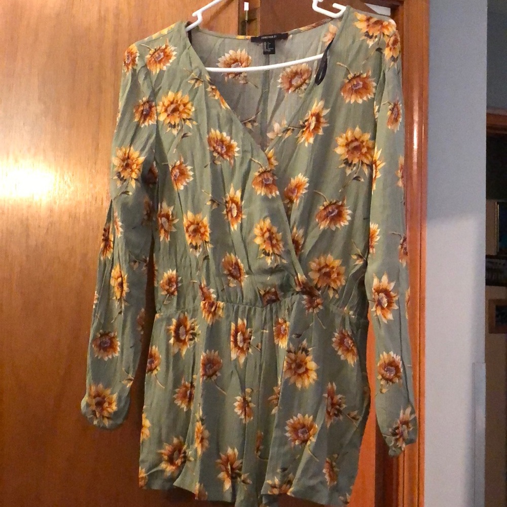 Forever 21 long sleeve romper